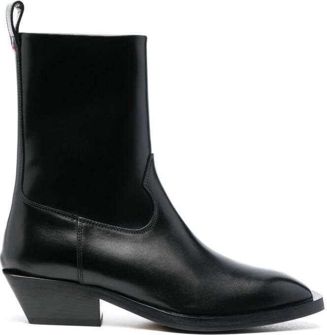 Aeyde tapered-heel ankle boots Black