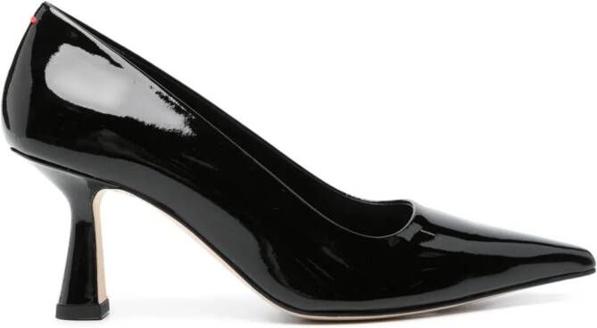 Aeyde Zandra 75mm leather pumps Black