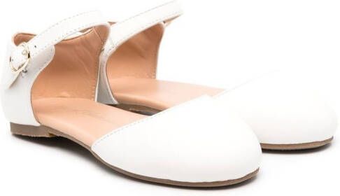 Age of Innocence Avery flat ballerinas White