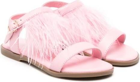 Age of Innocence Elle leather sandals Pink