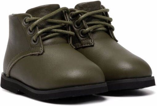 Age of Innocence Gents lace-up leather ankle boots Green