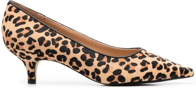 Age of Innocence Jacqueline 50mm leopard-print pumps Neutrals