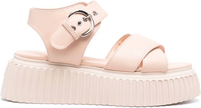 AGL Aurora platform sandals Pink
