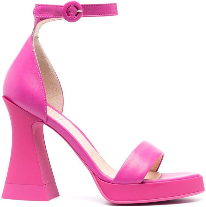 AGL Janis 110mm leather sandals Pink