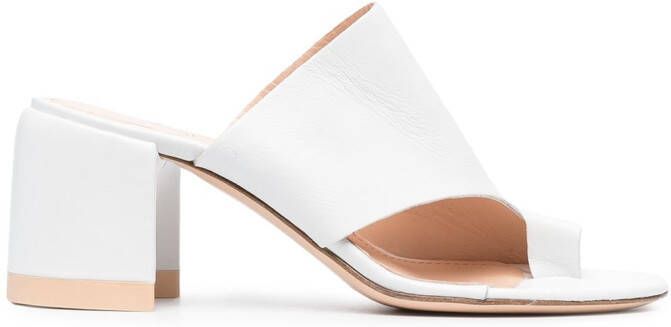 AGL Moon thong sandals White