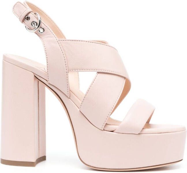 AGL Petra lambskin sandals Pink