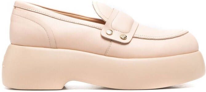 AGL Puffy Moc moccasins Pink