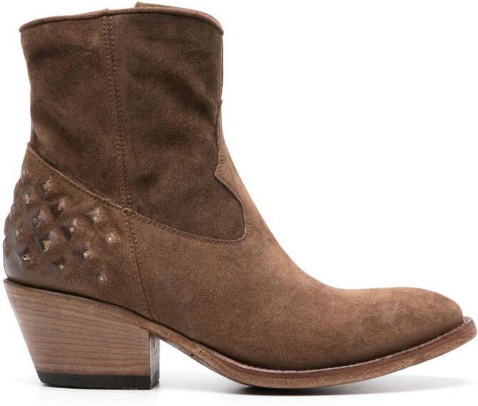 Alberto Fasciani Heidi suede boots Brown