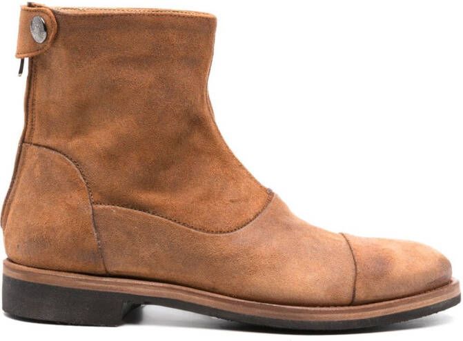 Alberto Fasciani suede ankle boots Brown