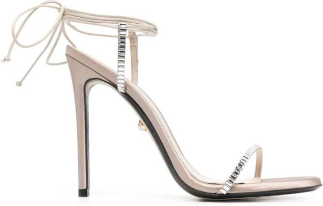 Alevì Kiky 120mm sandals Neutrals