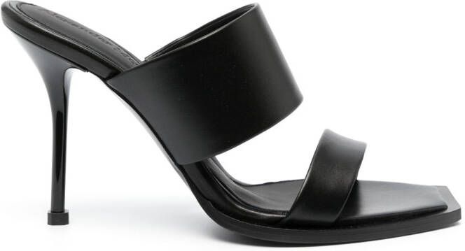 Alexander McQueen 105mm leather sandals Black