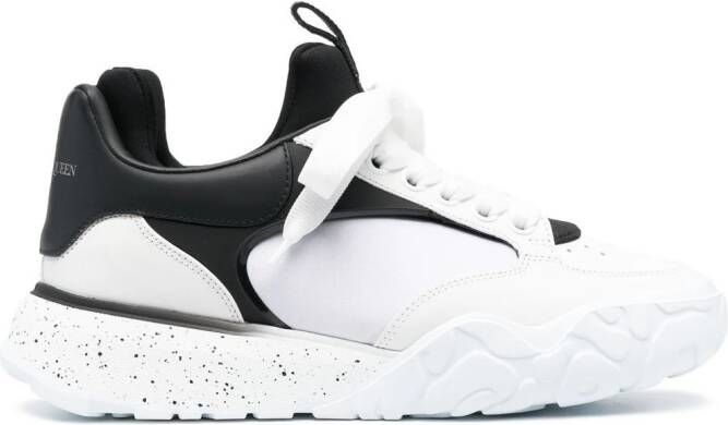 Alexander McQueen Court Tech leather sneakers White