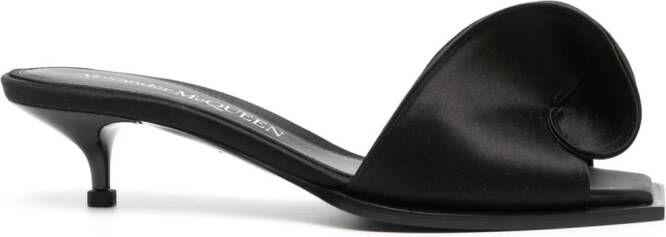 Alexander McQueen 55mm folded-detail sandals Black