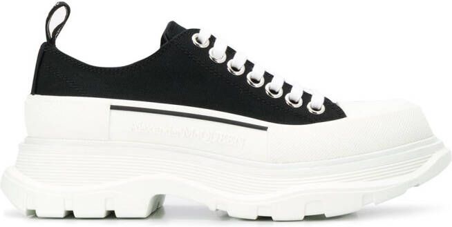 Alexander McQueen low-top flatform sneakers Black