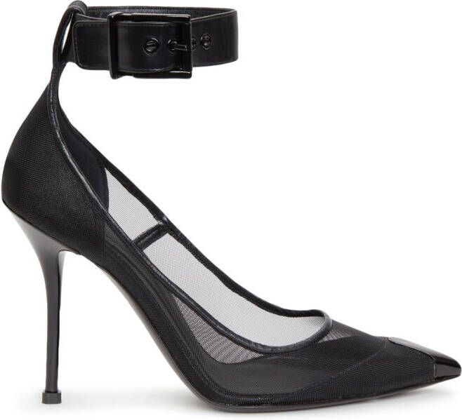 Alexander McQueen 85mm mesh pumps Black