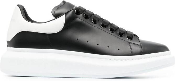 Alexander McQueen Oversized colour-block sneakers Black