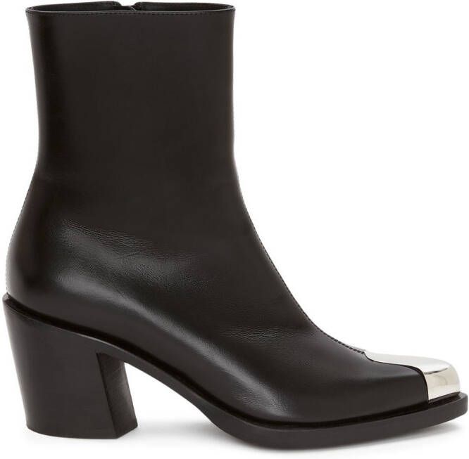 Alexander McQueen pointed-toe ankle boots Black