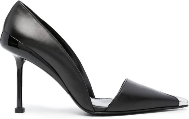Alexander McQueen Punk 105mm leather pumps Black