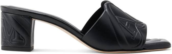 Alexander McQueen 65mm Seal sandals Black