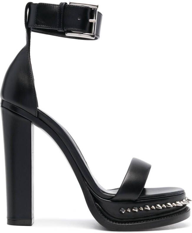 Alexander McQueen spiked-sole high-heel sandals Black