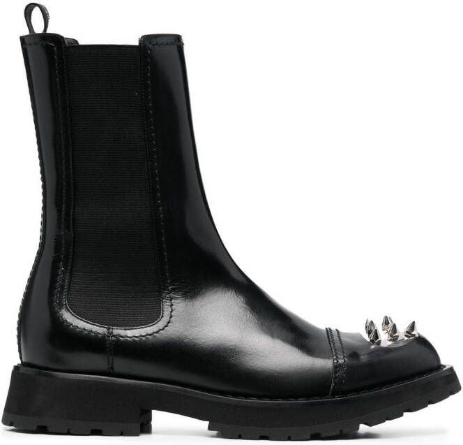 Alexander McQueen stud-detail Chelsea boots Black