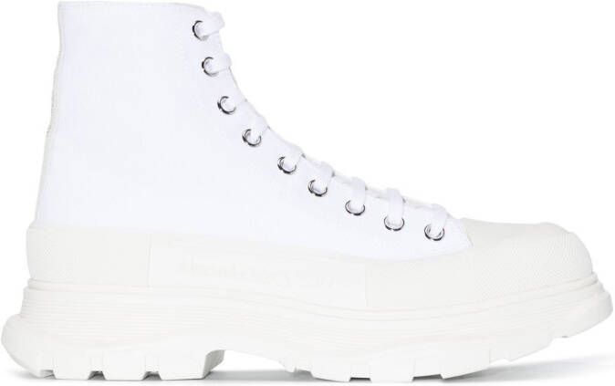 Alexander McQueen Tread Slick high-top sneakers White