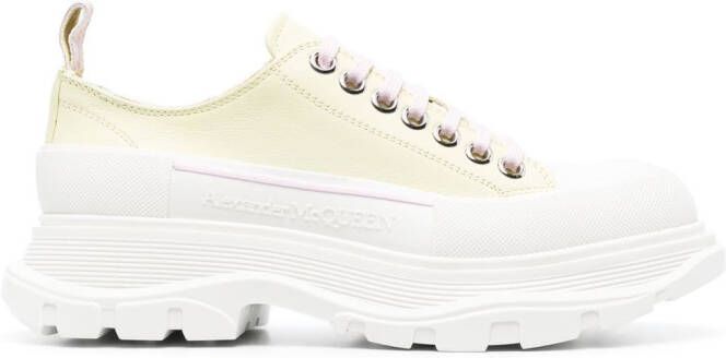 Alexander McQueen Tread Slick chunky sneakers Yellow