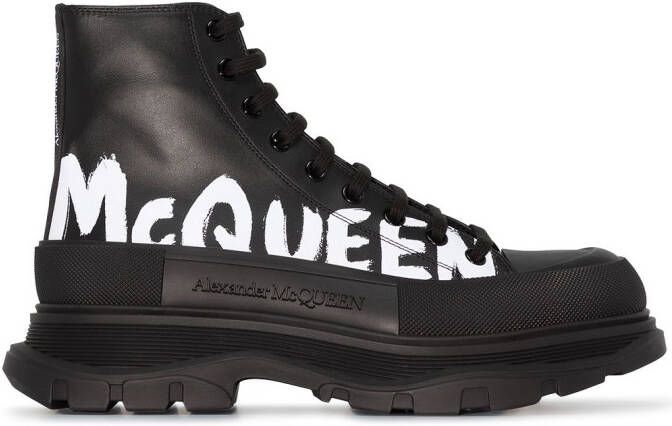 Alexander McQueen Tread Slick high-top sneakers Black