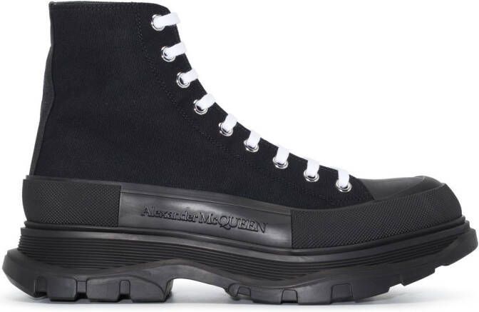 Alexander McQueen Tread Slick high-top sneakers Black