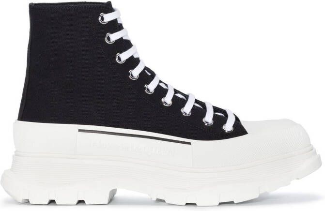 Alexander McQueen Tread Slick high-top sneakers Black