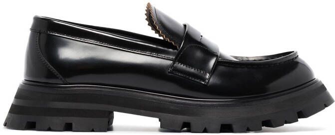 Alexander McQueen Wander leather loafers Black
