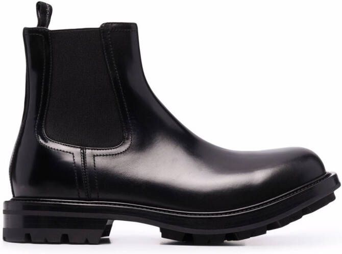 Alexander McQueen Watson Chelsea ankle boots Black