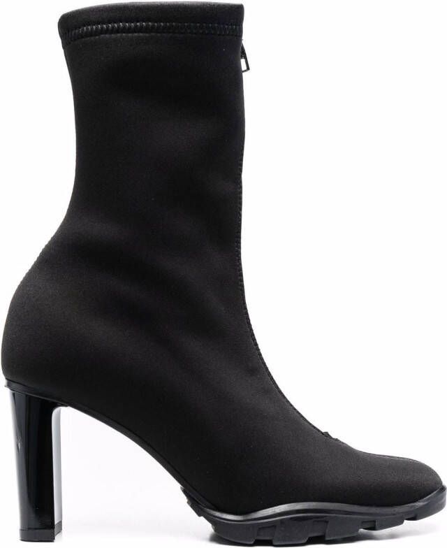 Alexander McQueen zipped-up ankle boots Black