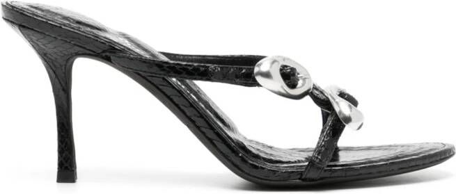 Alexander Wang 85mm Dome sandals Black