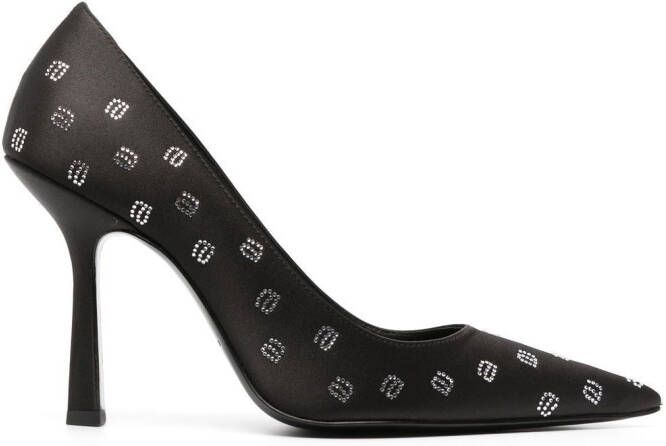 Alexander Wang monogram-embellished pumps Black