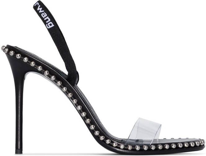 Alexander Wang Nova 105mm stud-detail sandals Black