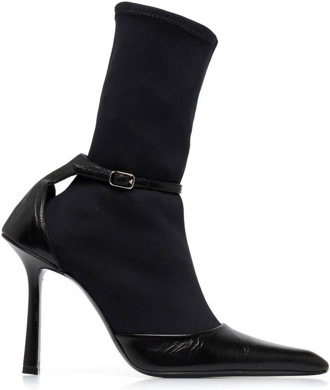 Alexander Wang sock-style ankle pumps Black
