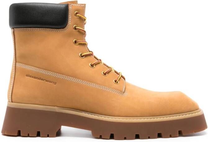 Alexander Wang Throttle lace-up boots Brown