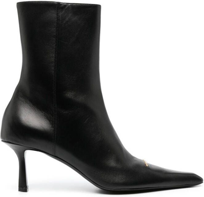 Alexander Wang Viola 77mm leather boots Black