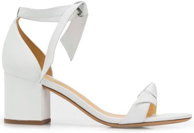 Alexandre Birman block heel sandals White