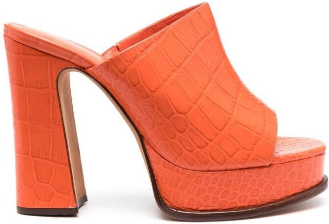 Alexandre Birman 120mm Lavinia sandals Orange