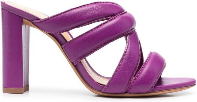Alexandre Birman padded-strap 95mm sandals Purple