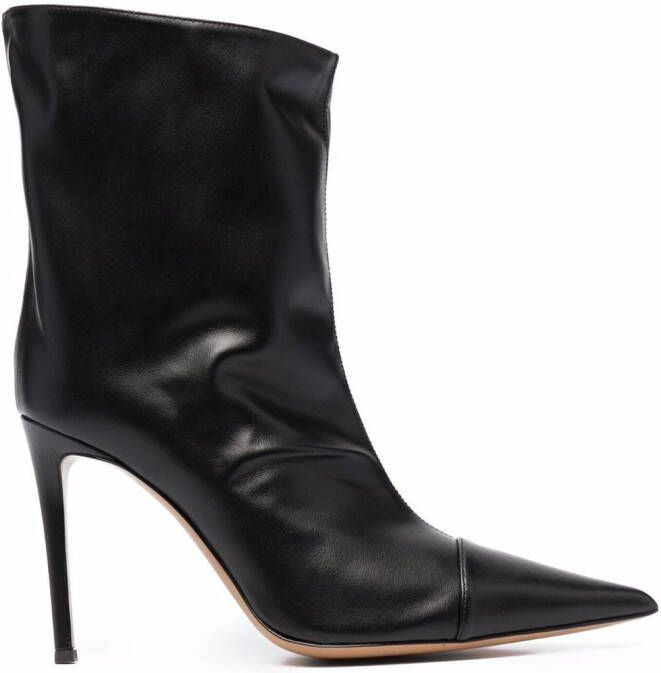Alexandre Vauthier pointed ankle boots Black