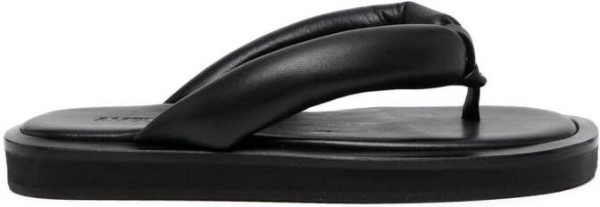 AMBUSH padded-strap flip flops Black