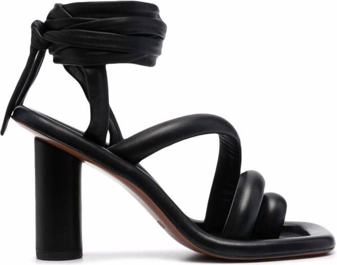 AMBUSH tube-strap 105mm sandals Black
