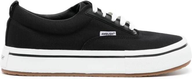 AMBUSH Vulcanized canvas sneakers Black