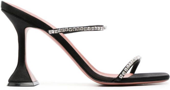 Amina Muaddi 95mm Gilda sandals Black