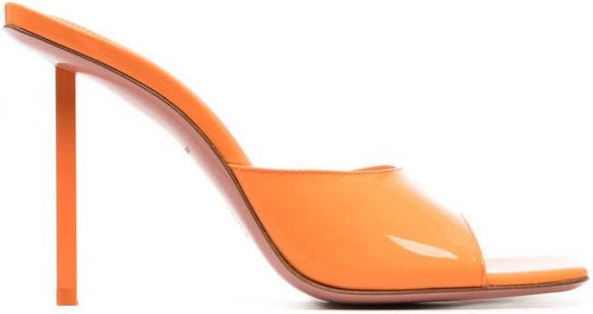 Amina Muaddi 100mm Laura sandals Orange