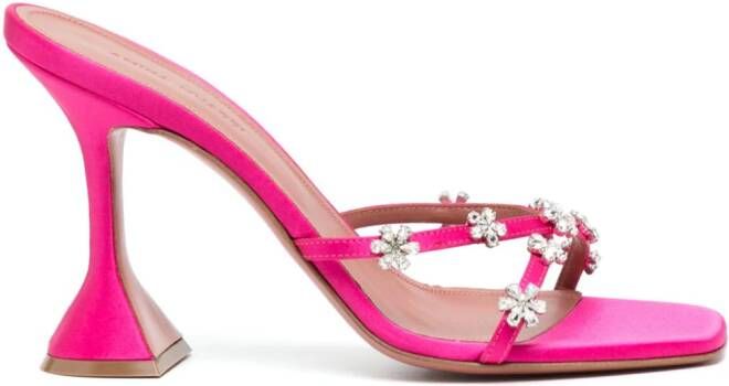 Amina Muaddi 115mm Lily sandals Pink