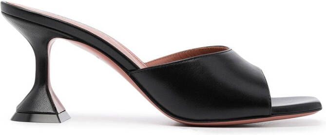Amina Muaddi 70mm Lupita sandals Black